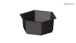 Traumgarten Einsatz Für Sechseck Pflanzkasten D 75 Cm