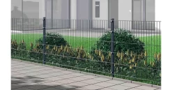 Doppelstabmatte Vorgartenzaun 251x103cm Anthrazit