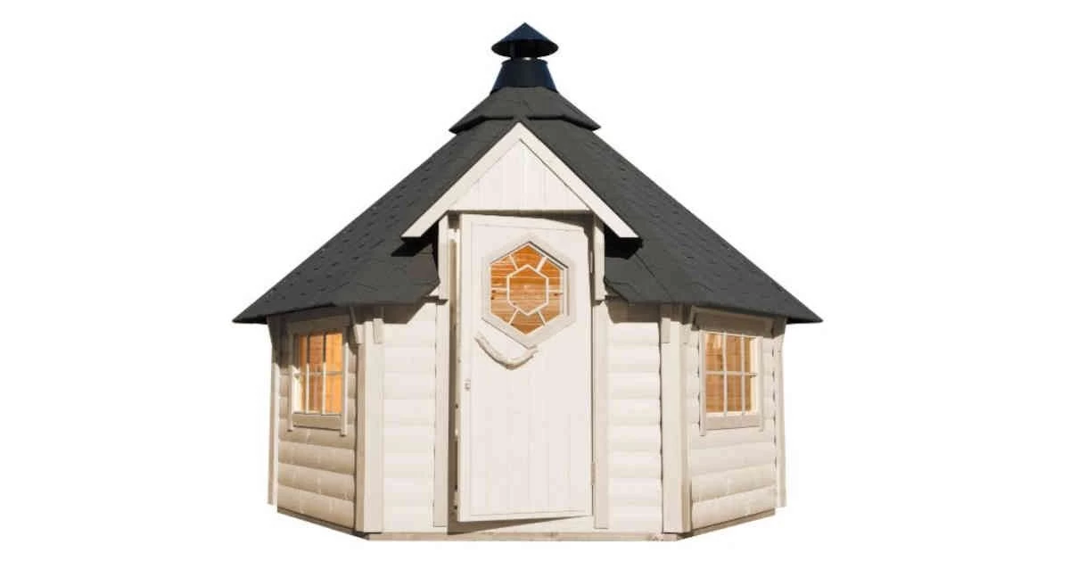 Wolff Finnhaus Grillkota Knud Naturbelassen – Bild 3