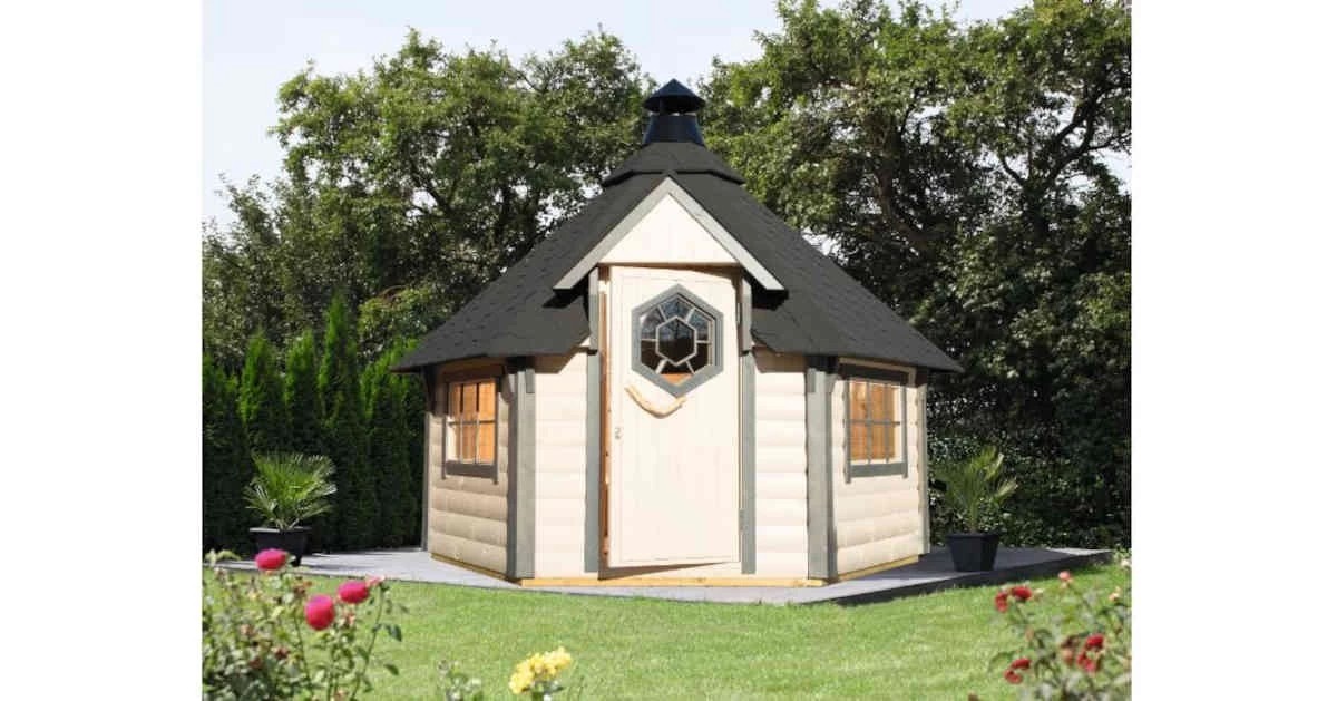 Wolff Finnhaus Grillkota Knud Naturbelassen