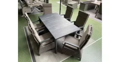 Siena Garden Ancona 180x100 Cm Keramiktisch ähnlich Silva Mit 6 Corido Sessel