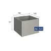 Biohort Hochbeet 102 X 102 X 77 Cm (BxTxH) Lieferbar In 3 Farben