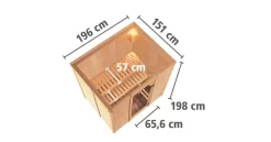 Karibu Sauna Bodin Ohne Ofen