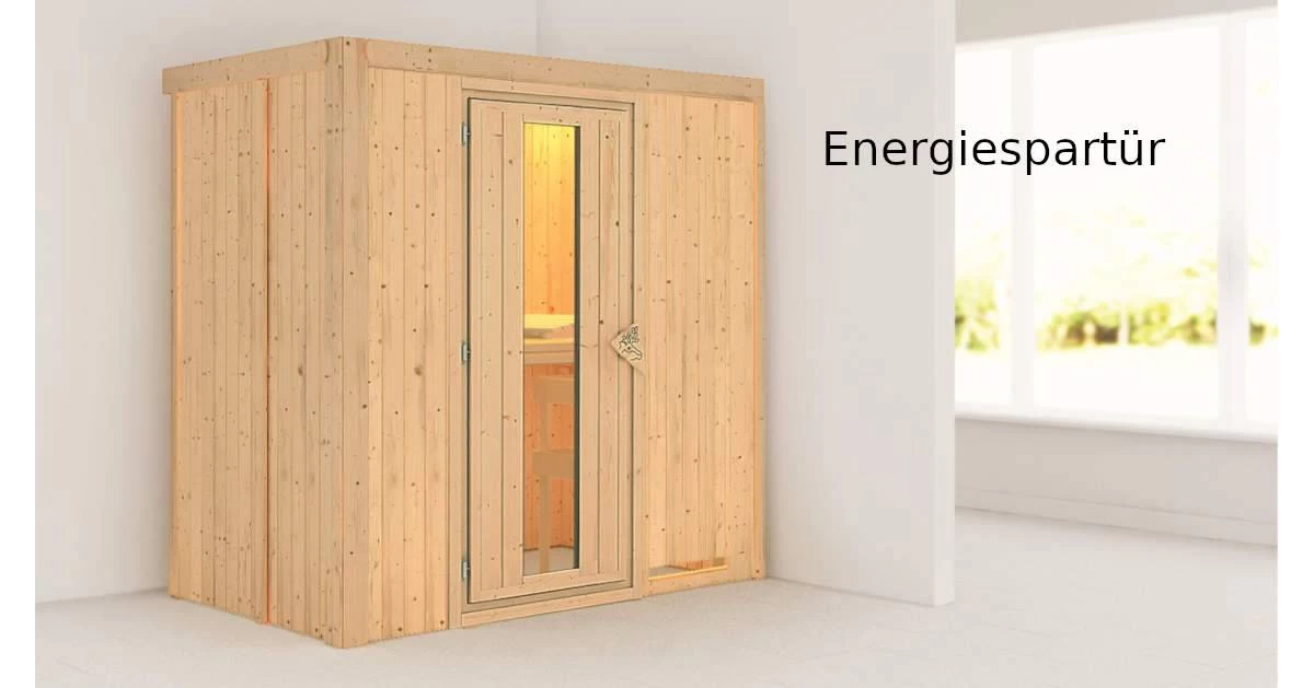 Karibu Sauna Variado + 9kW Saunaofen Mit Integrierter Steuerung – Bild 11
