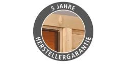 Karibu Sauna Skrollan 1 Naturbelassen + 9 KW BIO-Kombiofen Mit Ext. Steuerung Easy