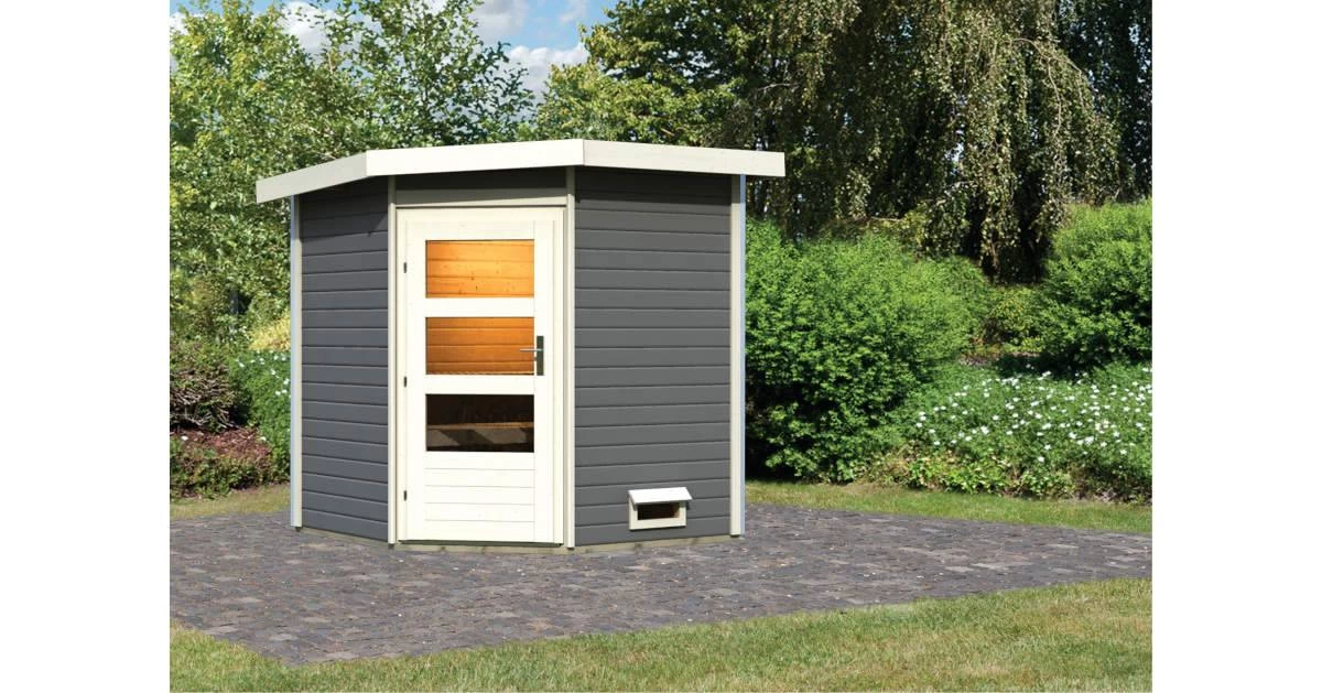 Karibu Sauna Pekka Terragrau Ohne Ofen – Bild 7