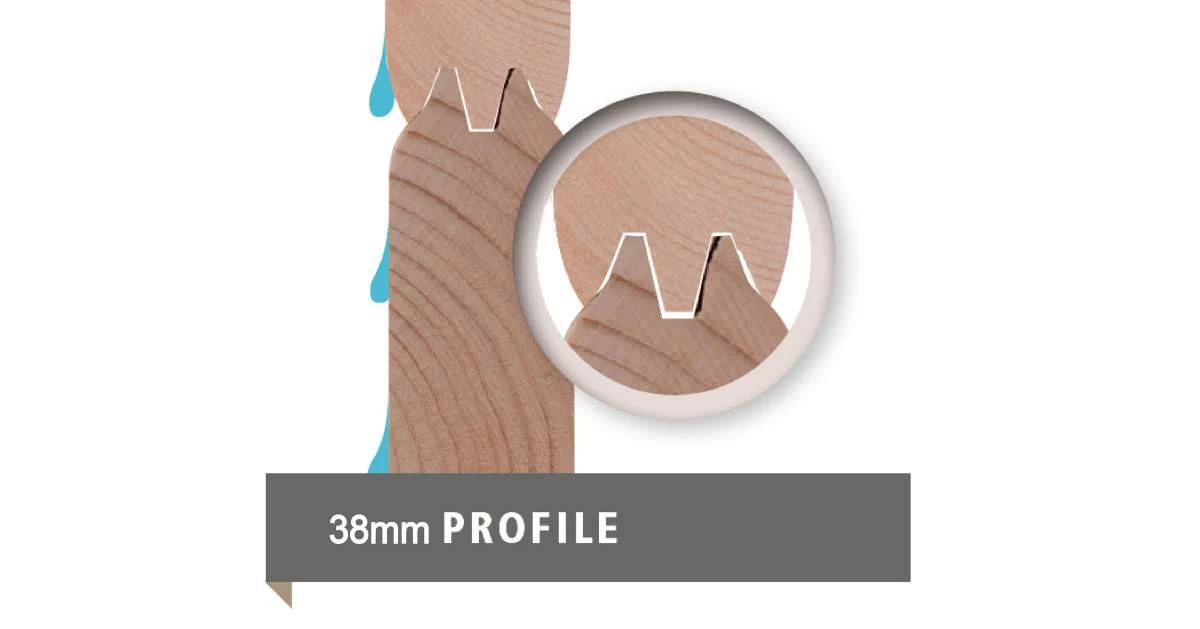 Karibu Sauna Mainburg 4 Naturbelassen Mit Vorraum + 9 KW BIO-Kombiofen Mit Ext. Steuerung Easy – Bild 3