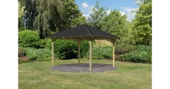 Karibu Pavillon Eco Granada Im Set Mit Schindeln