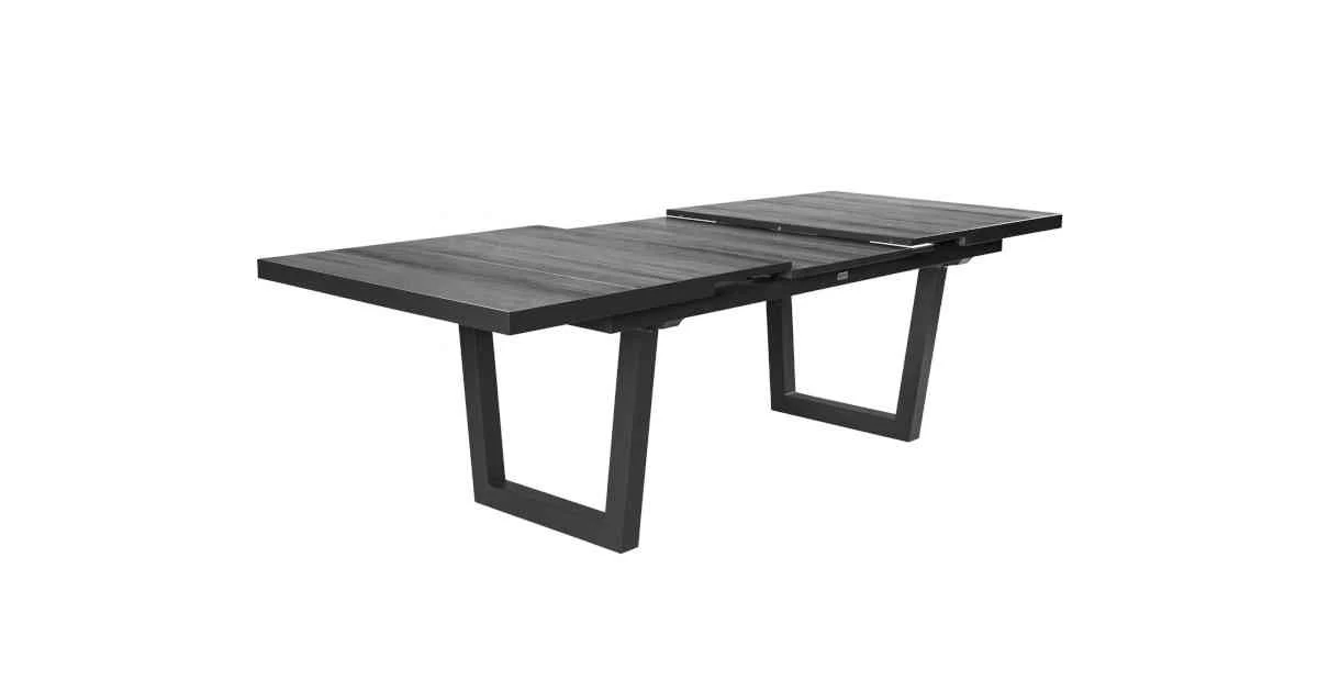 Gartenmöbel 8er Set Keramo Dining Set Grau Mix – Bild 3