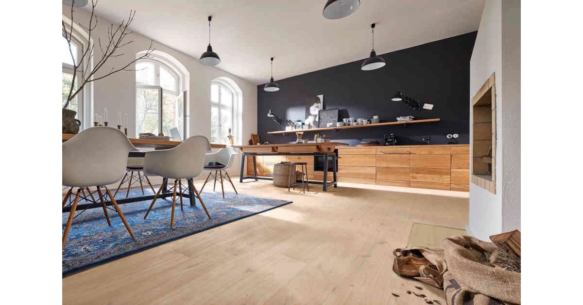 Meister Longlife-Parkett PD 400 Eiche Authentic Weiß Gekälkt 9003 – Bild 2