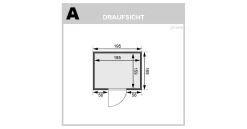Karibu Sauna Adelina Ohne Dachkranz + 9kW Saunaofen Mit Integrierter Steuerung
