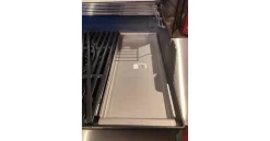 Plancha Edelstahl Für Weber Spirit 300 Modelle BBQ Grillplatte 44x18 Cm