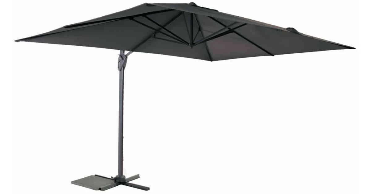 Curacao Sonnenschirm Anthrazit 3x4 M – Bild 4