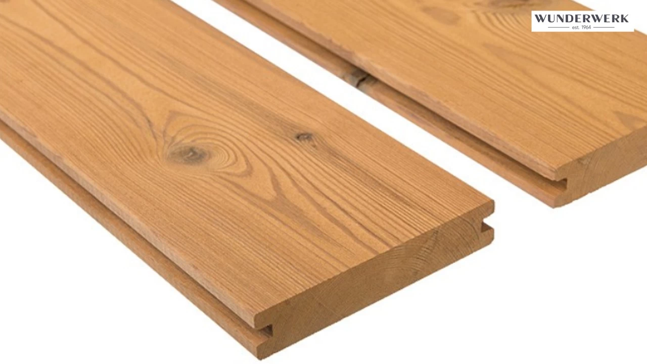 Wunderwerk Terrassendiele Thermo-Kiefer Gebürstet In 4,2 M – Bild 2