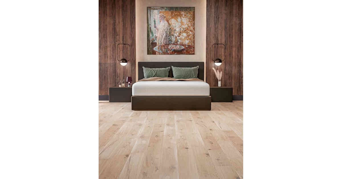 Wunderwerk Klick-Parkett Landhausdiele Eiche Graz Weiß Naturgeölt – Bild 3